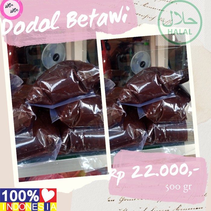 

Dodol Betawi Bogor / Dodol Muda Empuk Murah