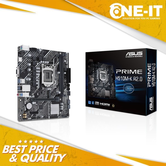 Motherboard ASUS PRIME H510M-K R2.0 Intel H470 LGA 1200 micro ATX