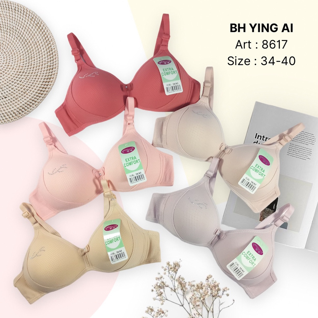 BH Remaja YING AI 8616 | BH cup kecil cup A | Bra ABG polos | BH Wanita Murah | AOMIQI
