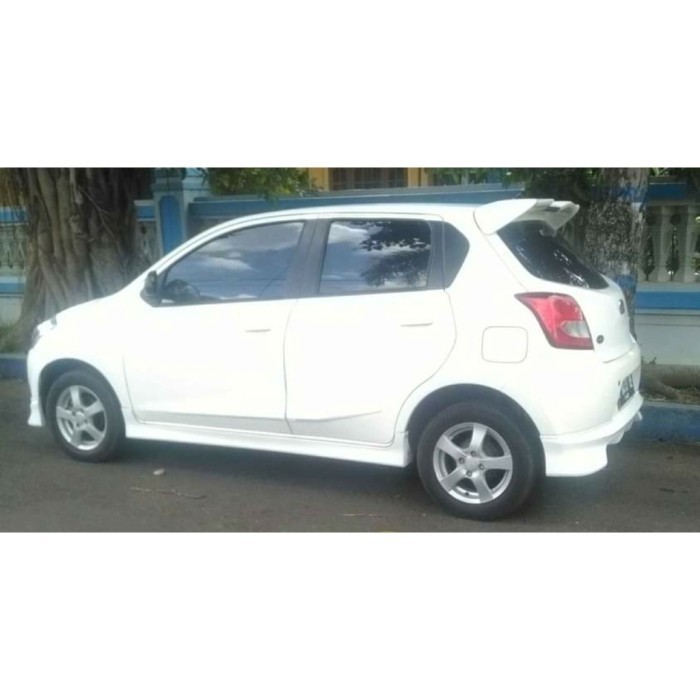 aksesoris mobil SIDEKIRT KANAN KIRI DATSUN GO 2 BARIS ONGKIR MURAH LHO yo ra