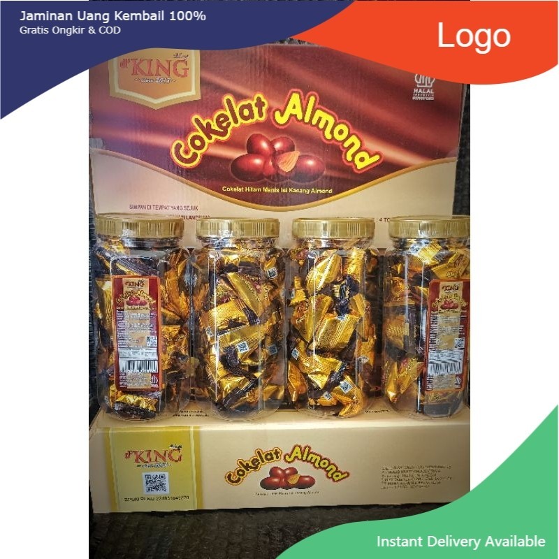 

Cokelat Almond 1 dus ( isi 4 toples )