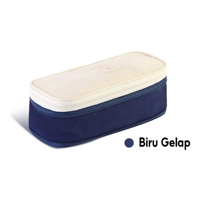 

✨LARIS✨ -Tempat pensil / kotak alat tulis berkapasitas besar - Biru