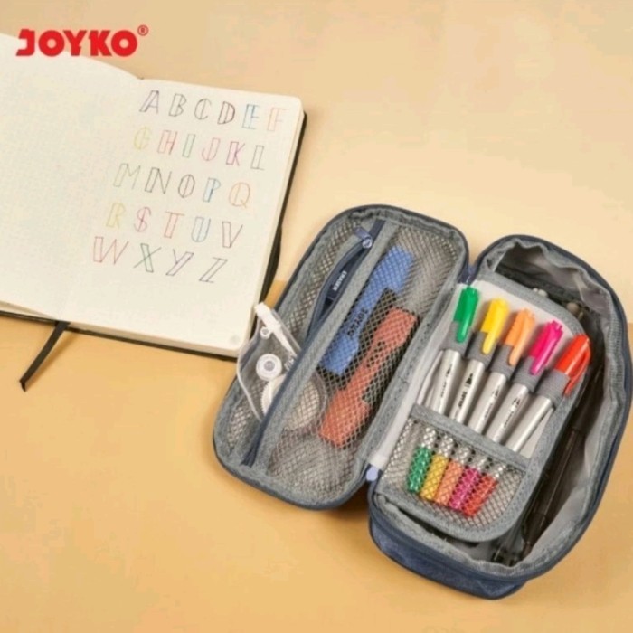 

✨LARIS✨ -Joyko Pencil Case PC-5004 - Tempat Pensil Kain
