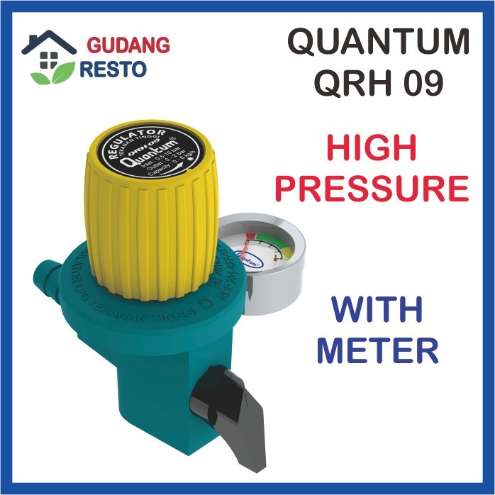 COD REGULATOR QUANTUM QRH 09 METER QRH 08 NON METER LPG ELPIJI KOMPOR GAS TEKANAN TINGGI HIGH PRESSU