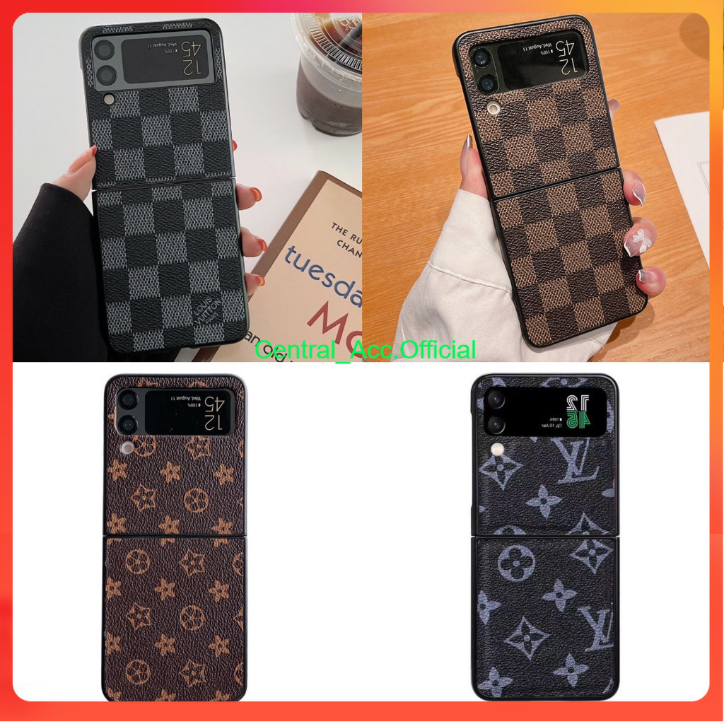 CASE LEATHER LV SAMSUNG Z FLIP 4 / Z FLIP 5 / Z FOLD 3 / Z FOLD 4 / Z FOLD 5 / HARD CASE HARDCASE BA