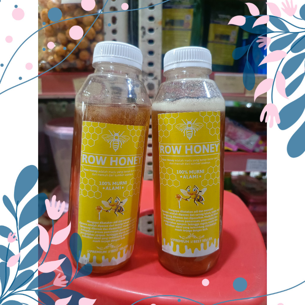 

Madu Murni ROW honey Premium 600 gram I MADU SEHAT PERKEBUNAN