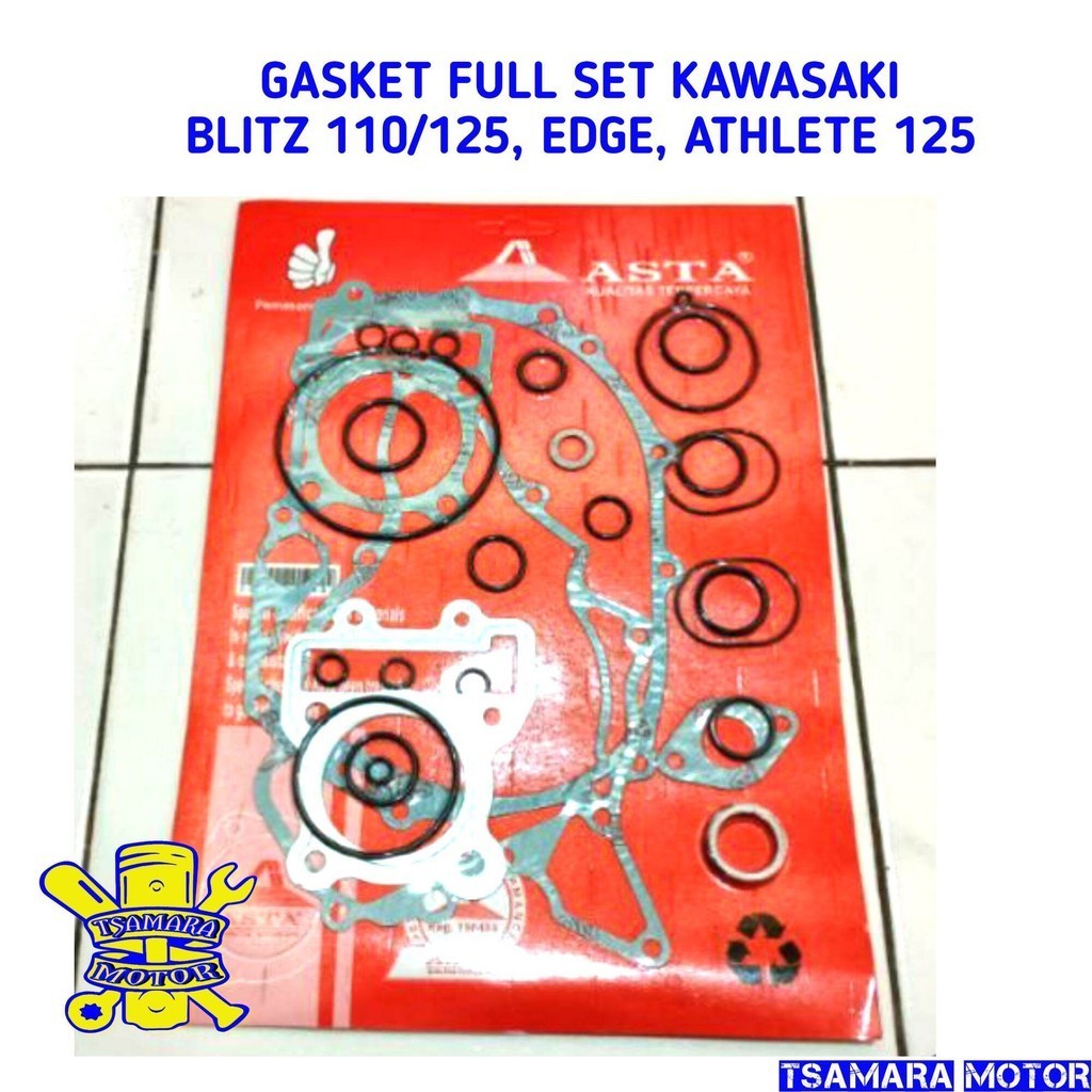 PERPAK PAKING GASKET FULL SET KAWASAKI BLITZ 110/125, EDGE, ATHLETE 125