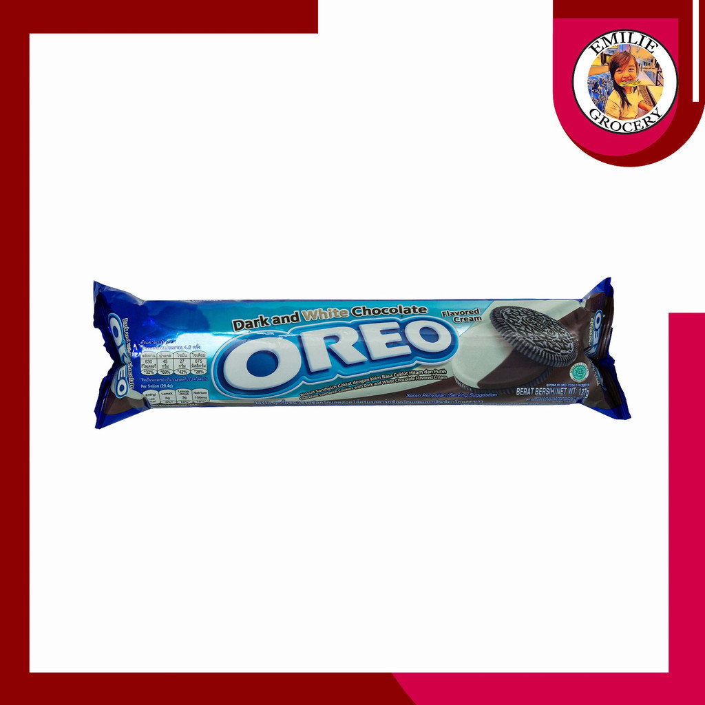 

Oreo Roll Biskuit Dark & N And White Chocolate Coklat 133gram 133 gram (ex 137gram 137 gram)