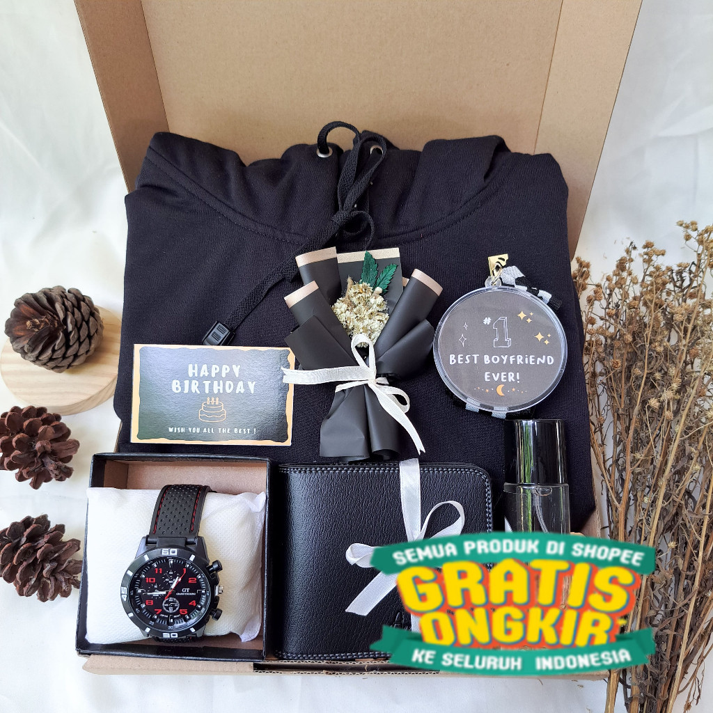 HAMPERS HOODIE POLOS  / HAMPERS COWOK / KADO ULANG TAHUN COWOK SPECIAL PREMIUM / HOODIE COWOK / HADI