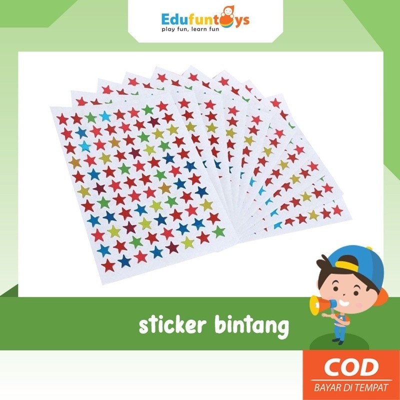 

[LOMOTOYZ] PERFECT STAR STICKER/ stiker bintang isi banyak/ reward stiker bintang/ sticker good joob anak/ stiker bintang