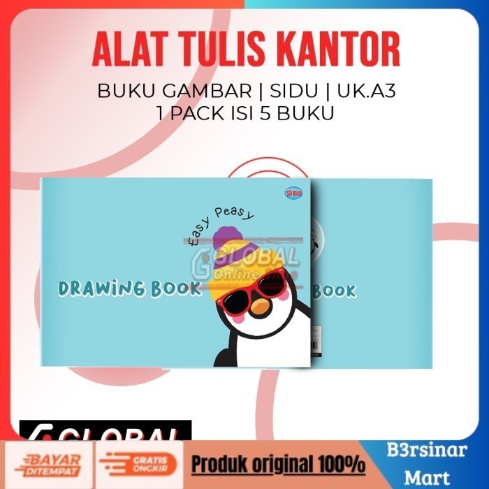 

[KUALITAS TERBAIK] BUKU GAMBAR SIDU PACK - A4