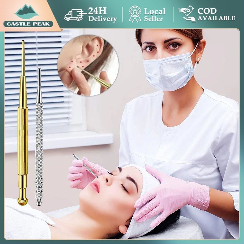 Alat Therapi Akupuntur Portabel - Probe Pen Pijat Refleksi Titik Tubuh, Efektif Redakan Pegal Linu d