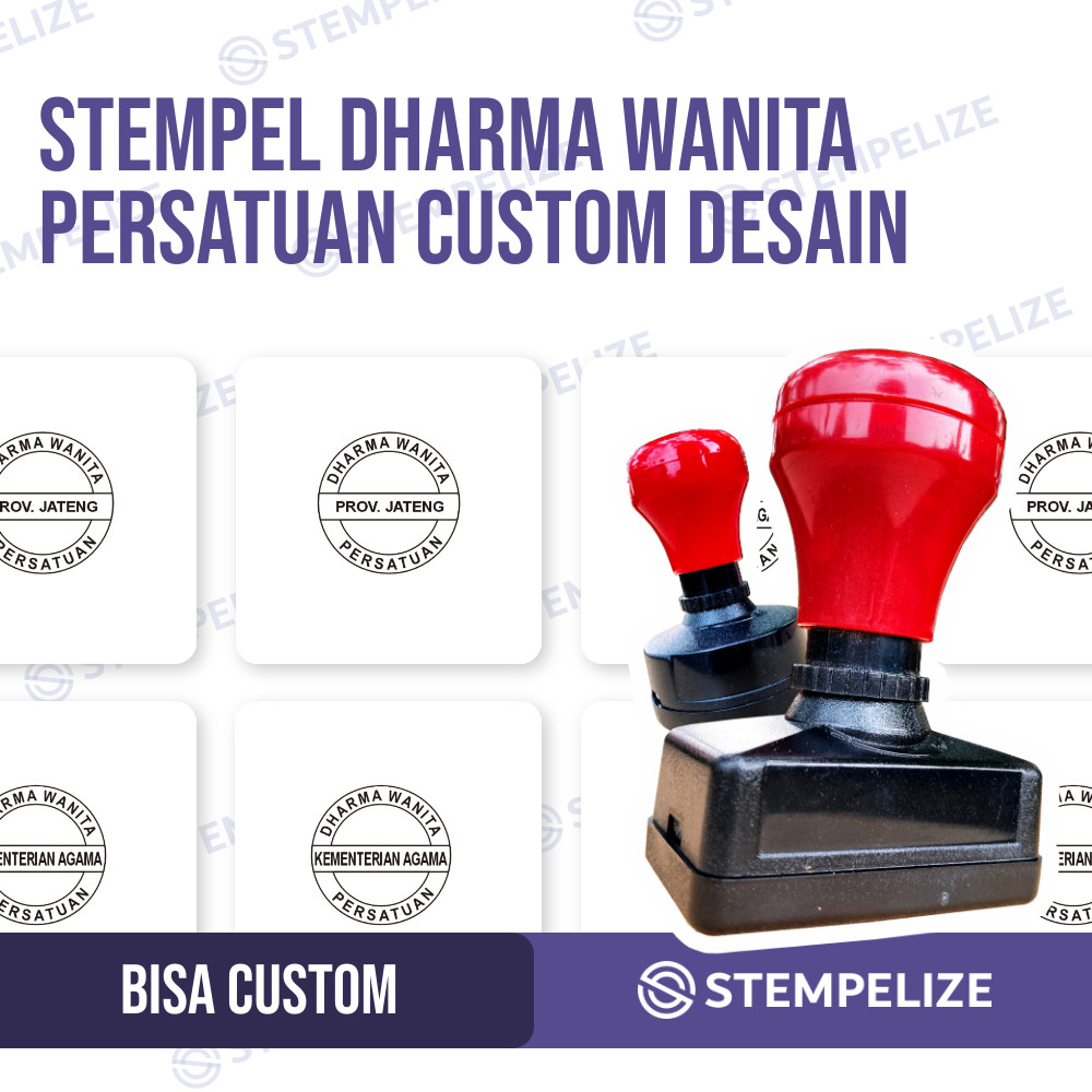 

Stempel Dharma Wanita Persatuan Custom Desain