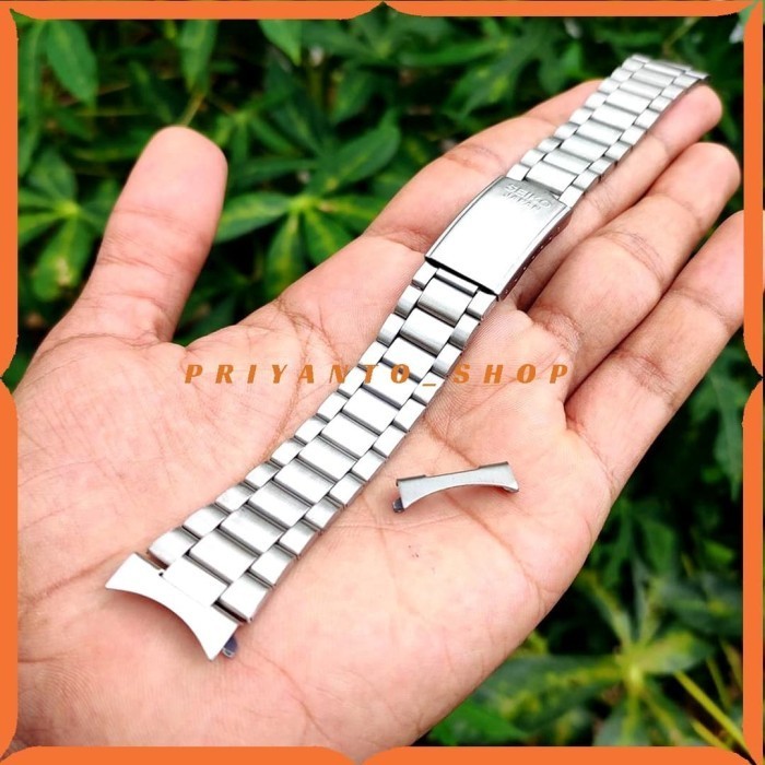 [TERMURAH] Tali Rantai Jam Tangan Seiko 5 Autometic model curved 20mm Strap seiko