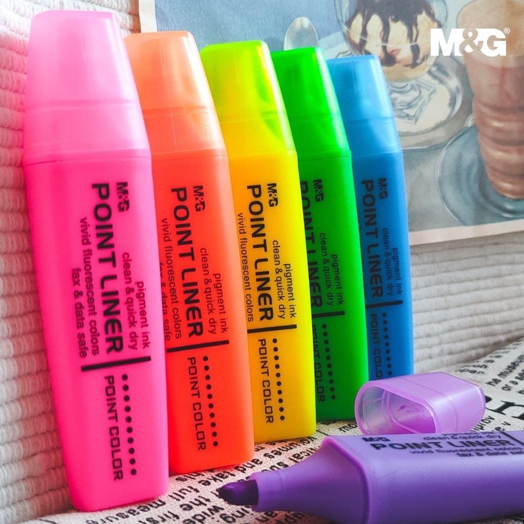 

Tokotab - M&G Scented Highlighter Pastel and Point Liner Penanda Beraroma Penanda Warna Warni