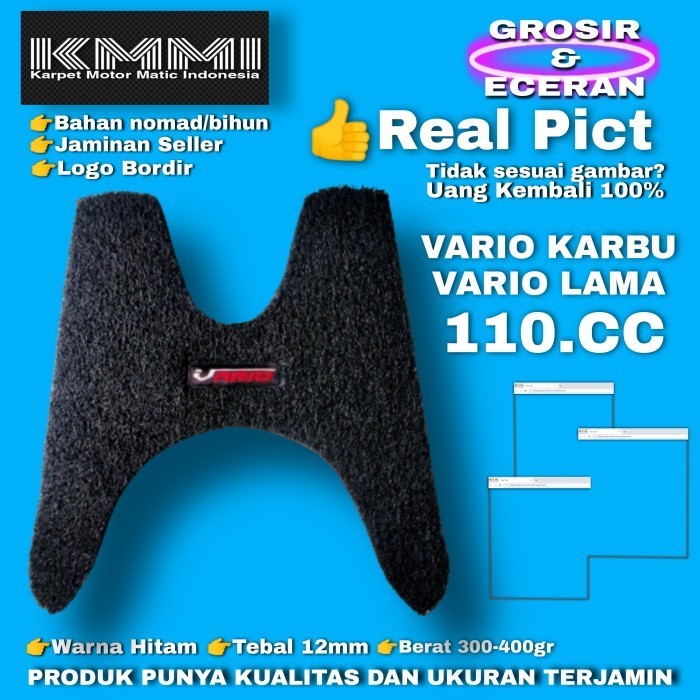 ORIGINAL karpet motor vario karbu 110 cc