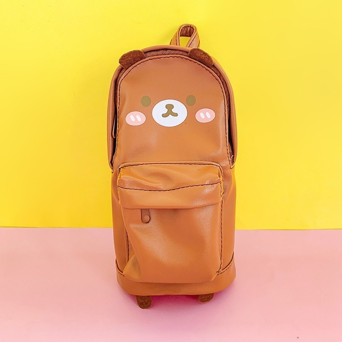 

Sale- TOKKADO Sanmo Pencil Case Tempat Kotak Pensil Pouch Anak Sekolah Lucu - Bear