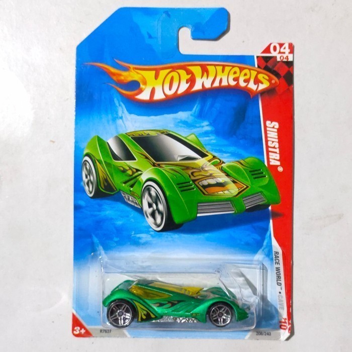 Hotwheels Sinistra hijau 2010 Race World