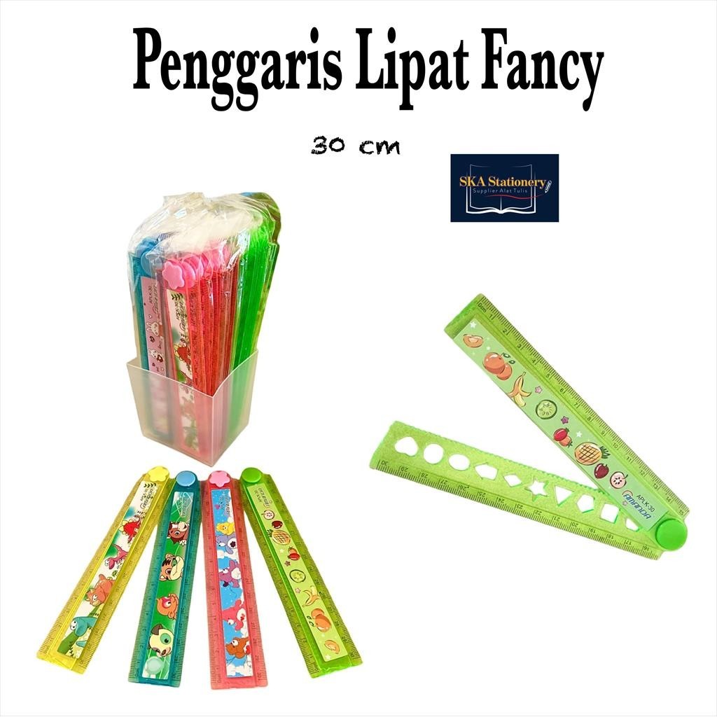 

Penggaris Lipat Fancy / Karakter 30 cm (Pcs)