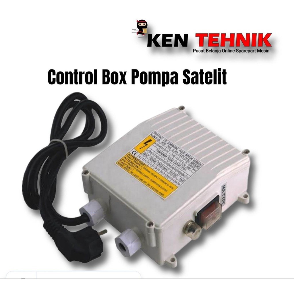 Panel Control Box Pompa Satelit 0.75hp