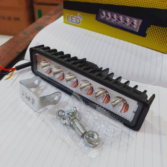 lampu tembak 6 led 6 mata strobo lampu sorot 6 led strobo -RCHD89