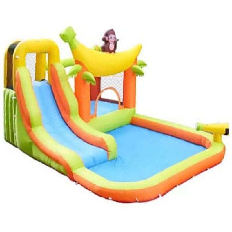 MAINAN Inflatable bouncy castle balloon bouncer / mainan rumah istana balon anak / mainan lompat lom