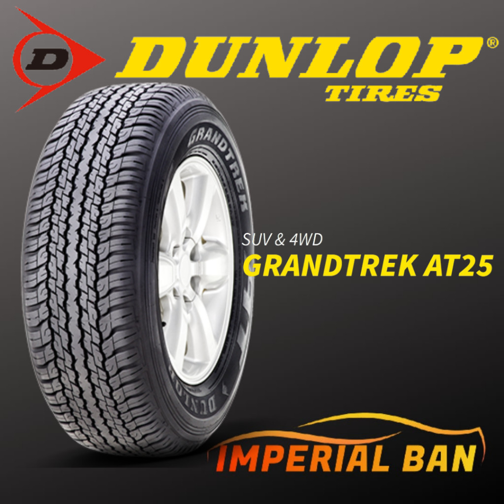 265/65 R17 Dunlop Grandtrek AT25 Ukuran Ban Mobil 4x4