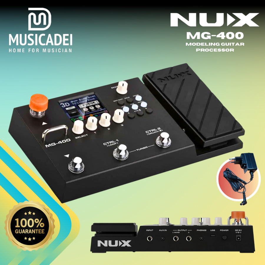 Efek Gitar NUX MG400 / MG-400 / MG 400