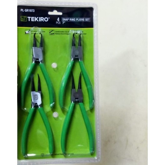 TEKIRO TANG SNAP RING SET 4 PCS 7" / SNAP RING SET / SNAP RING / TOOLS