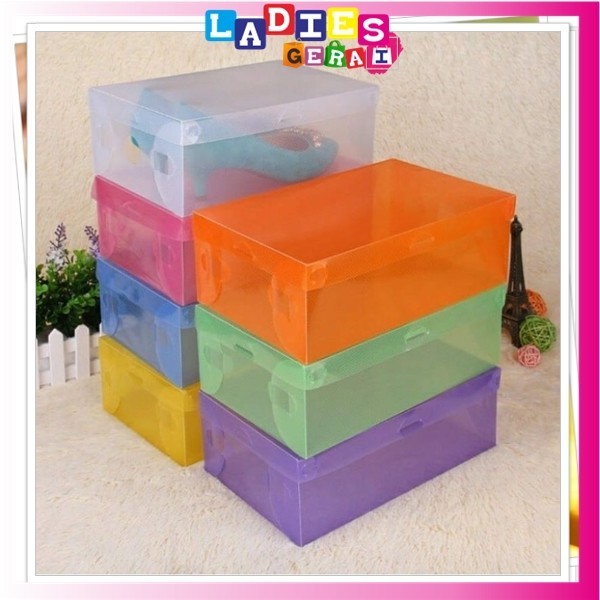 Kotak Sepatu Transparan / Box Penyimpanan Sepatu Transparan