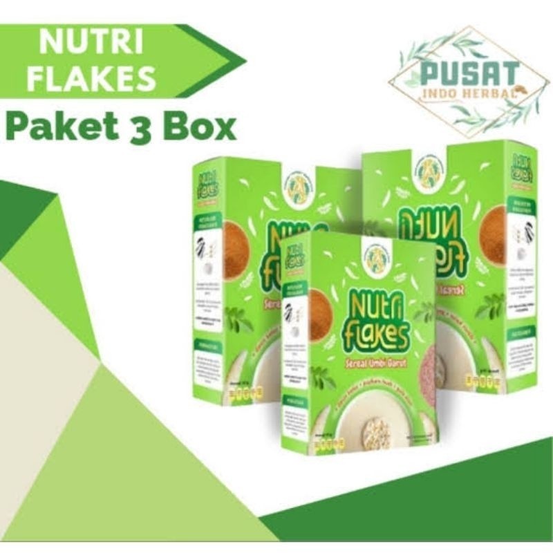 

Nutriflakes 3 Box - Original Minuman Umbi Garut Untuk Diet Diabetes Maag Akut Perbaiki Sistem Pencernaan & Terapi Asam Lambung Magh Kontrol Kolesterol