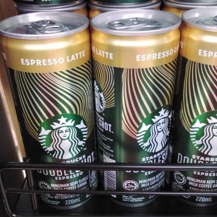 

Starbucks coffee espresso latte drink 220ml can minuman kopi Starbuck