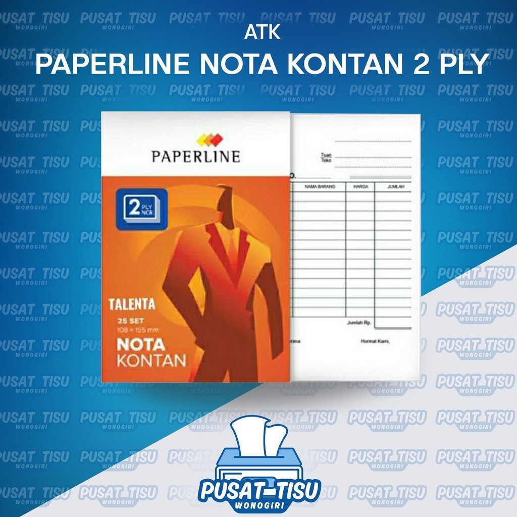 

Paperline Nota Kontan Kecil 2 Rangkap / Buku Bon PPL