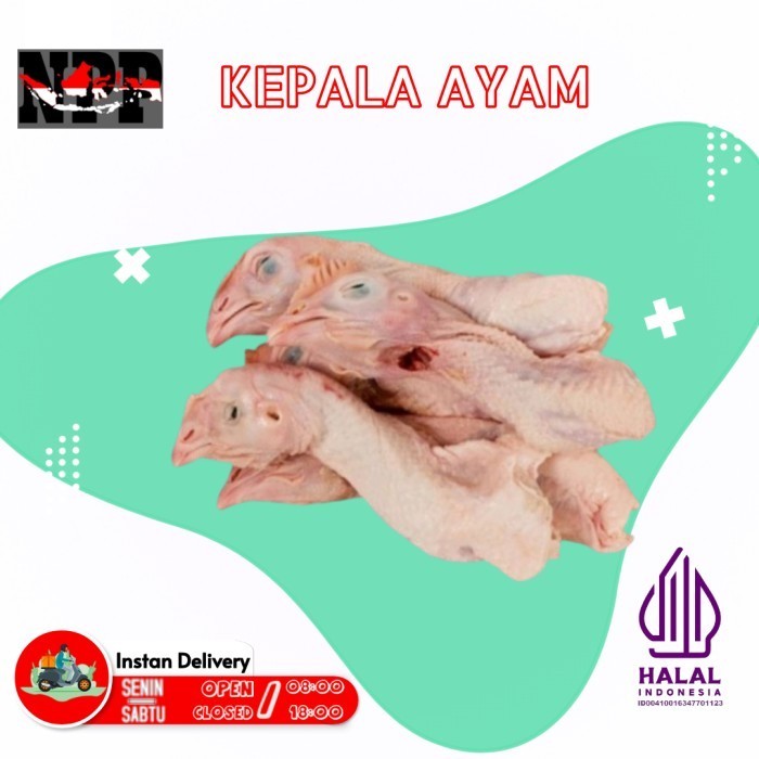 

KEPALA Ayam Broiler Premium 1Kg