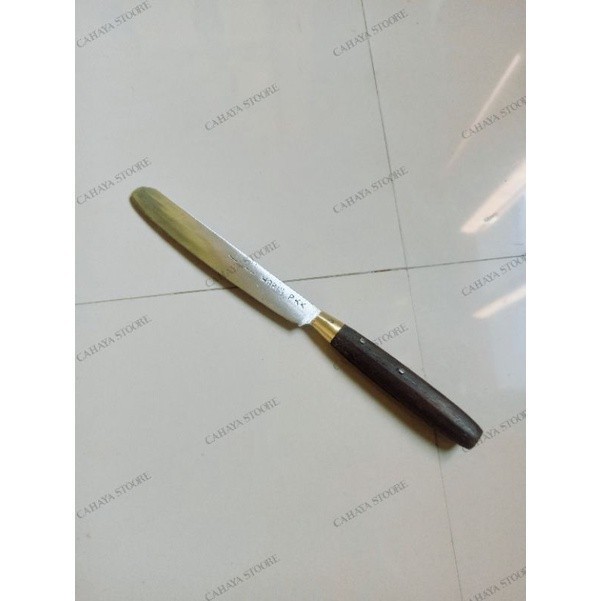 pisau dapur ring tembus HARIS kecil kuningan model Bulat