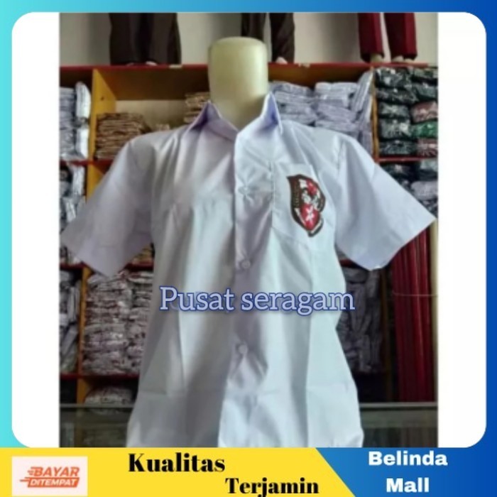 

⭐COD⭐ DISKON SERAGAM SEKOLAH BAJU SD LOGO SABLON SIZE:678 s/d 16 SD sablon, 6