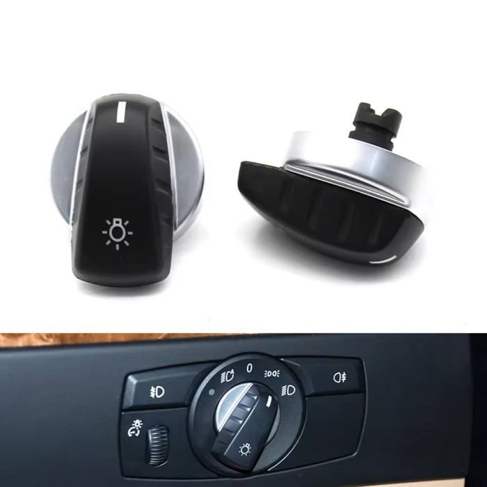 Tombol Putaran Lampu For BMW E60 E70 E71 Headlight Switch Knob 523 X5