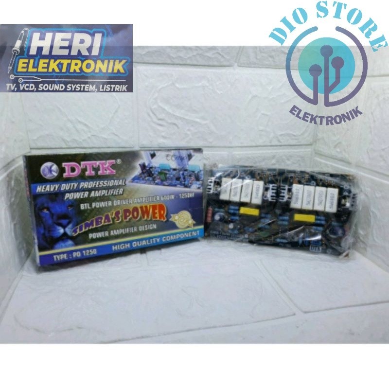 kit DRIVER POWER BTL Simba's 600,1250 merek DTK PD 1250