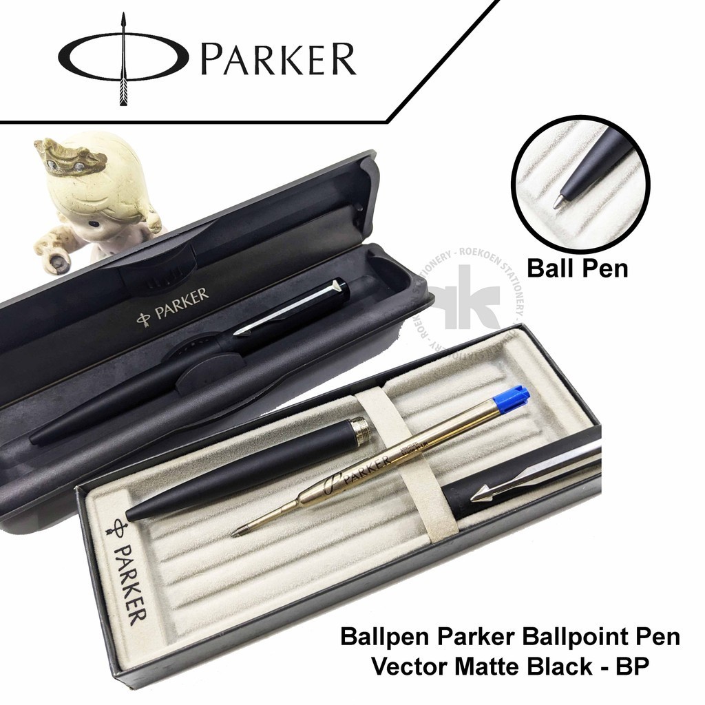 

Parker Ballpen Ballpoint Pen Vector Matte Black - BP