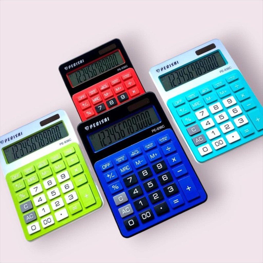 

Kalkulator Calculator Electronik Kalkulator Dagang Premium PERISAI PE 936C