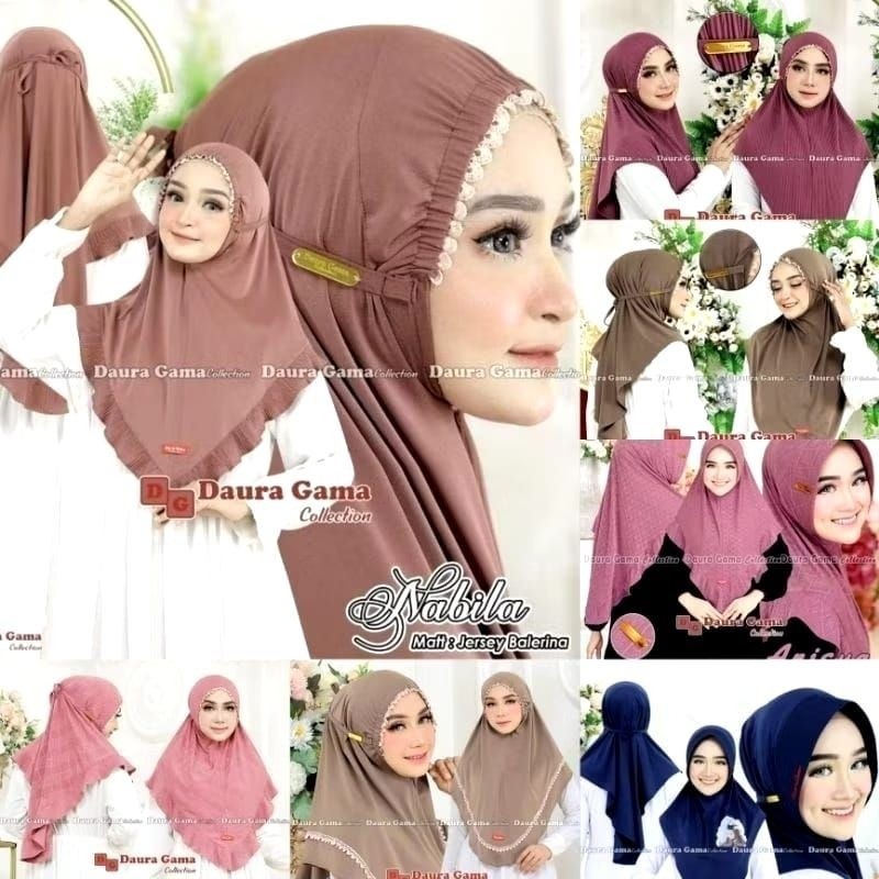 Cuci Gudang DAURAGAMA 2•hijab instan jersey•kerudung instan obral cuci gudang•hijab cuci gudang•jilb