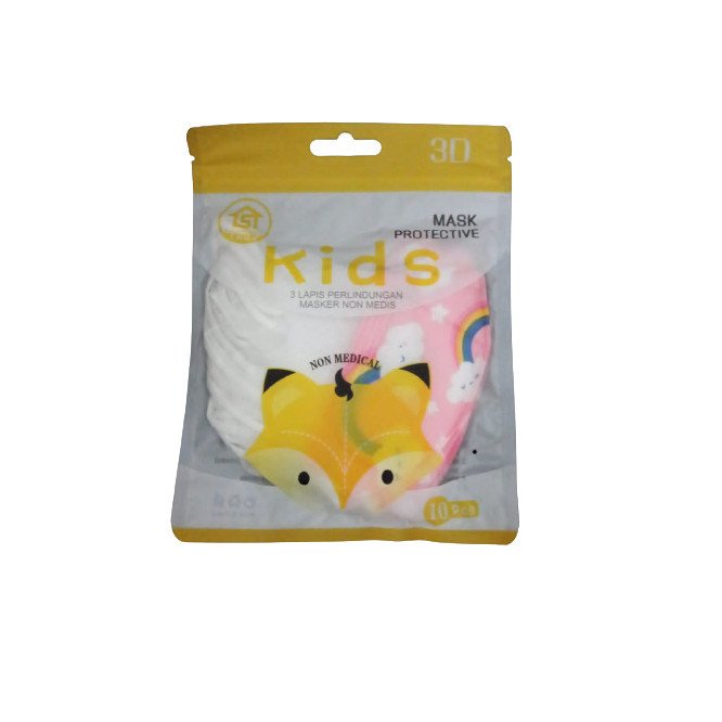 *BISA COD* MASKER ANAK KIDS MASK DUCKBILL ISI 10 PCS  PELANGI BSR DB Terlaris