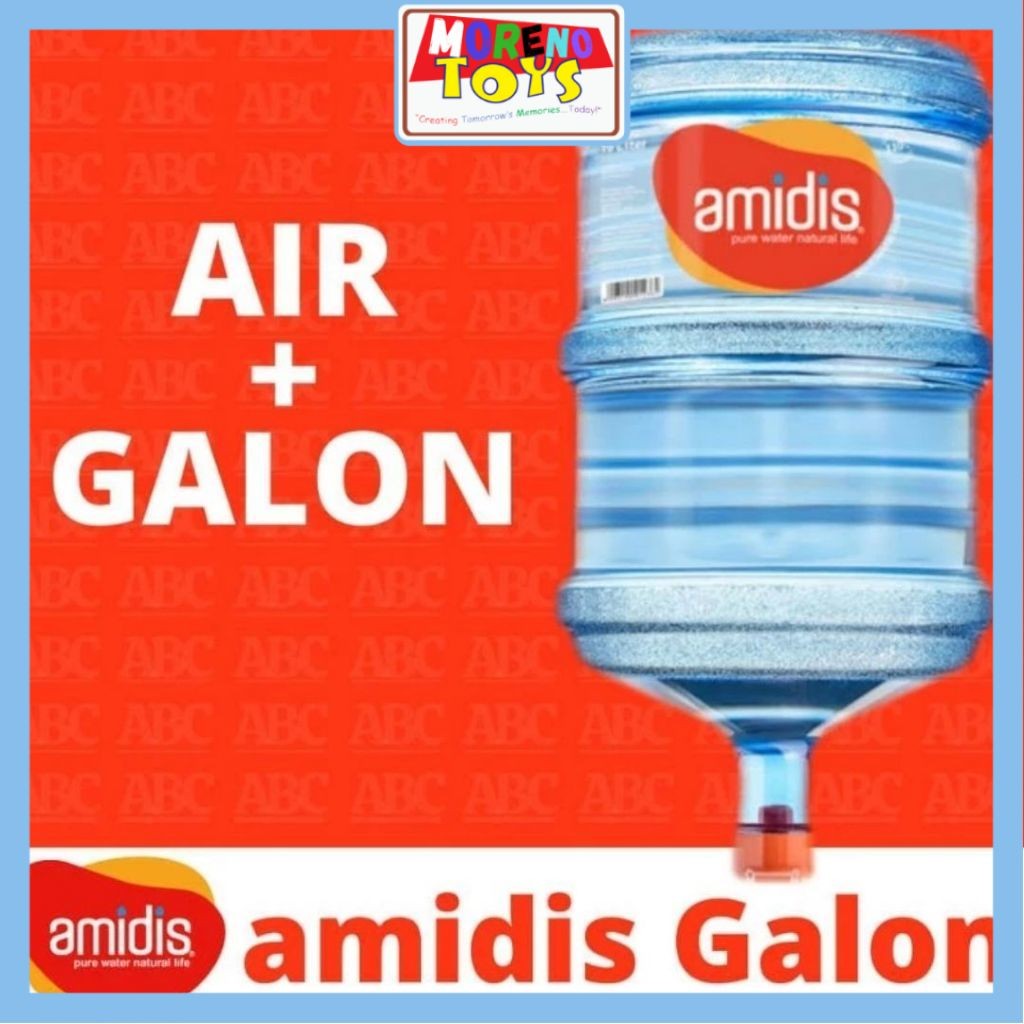 

Air AMIDIS Galon + Isi Refill 19 Liter Asli Dan Bersegel Siap Minum Setiap Hari Termurah