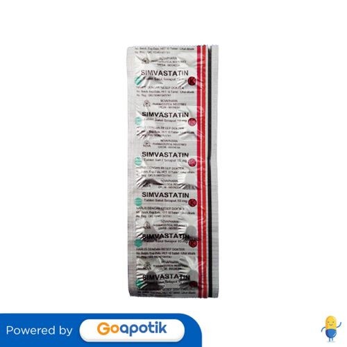 Simvastatin Novapharin 10 Mg Strip 10 Tablet