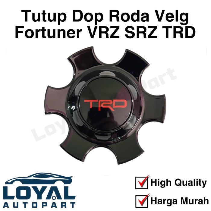 Dop Tutup Velg Roda Mobil TRD Fortuner Vrz Srz 2022 2023 2024 2025 Up Komplit Kawat Best Quality - 1