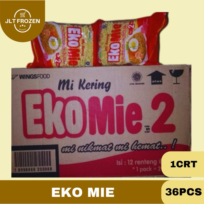 Ekomie Mie Instan Kering Mie Eko Isi 2 - 1 Carton