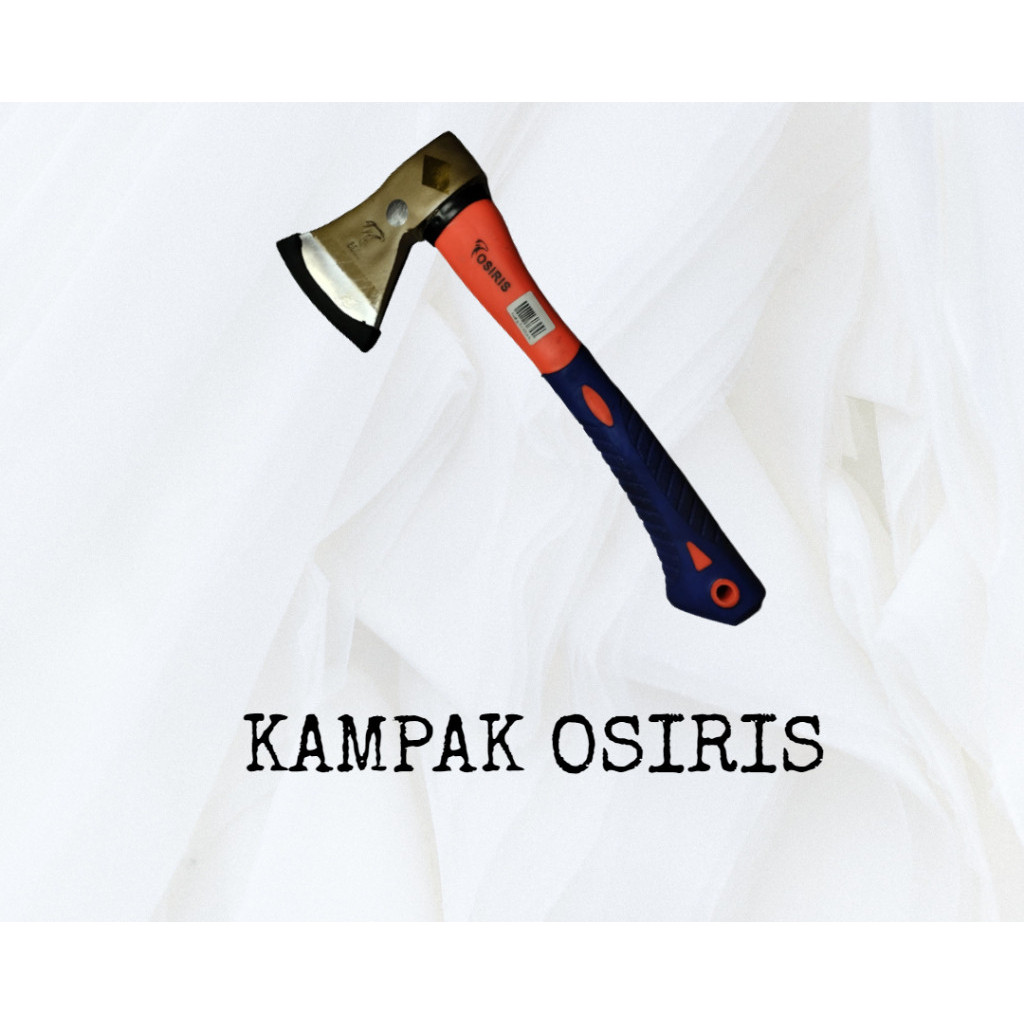 Kapak Osiris Alat belah 600 gram gagang fiber/Kapak Tulang/Kapak Qurban gg karet baja kayu berkualit