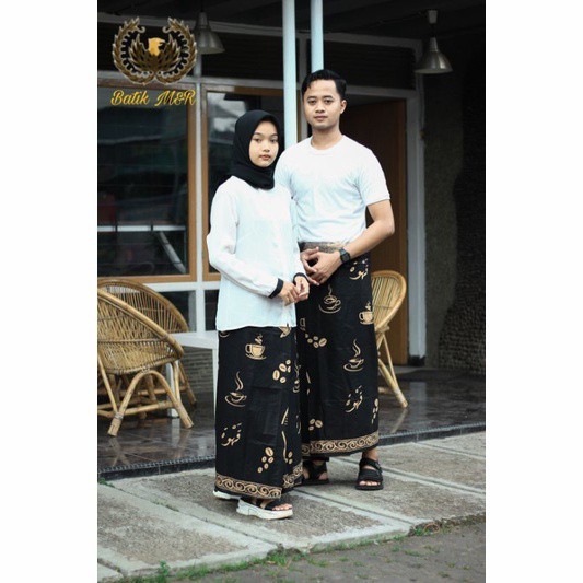 "R.V.Shop" -  PROMO sarung tretan muslim sarung gajah duduk hitam sarung athaya