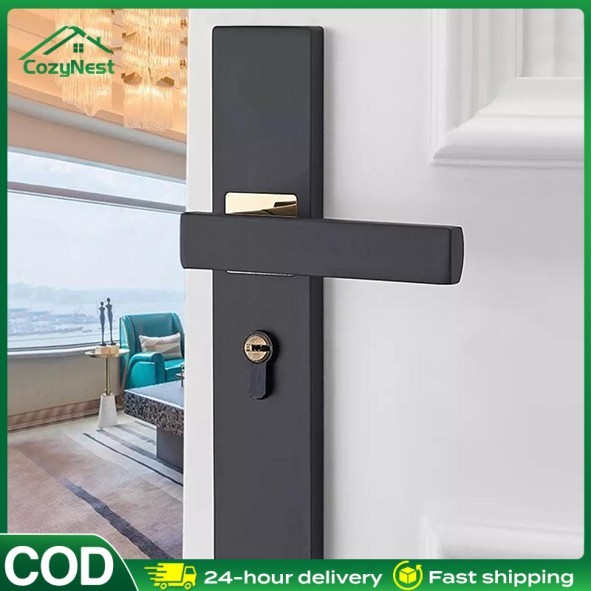 Gagang Pintu Gaya Eropa/ Pegangan pintu/Door Handle set / Gagang Pintu / Kunci Pintu Rumah / Handle 