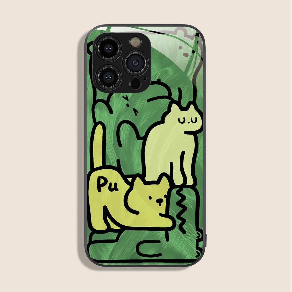 CH607 Case for iPhone 11 12 13 14 15 16 Pro Max Mini Case iP 7 8 Plus Xs Xr Lucu Hologram Coquette A